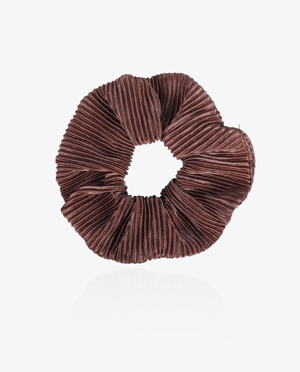 Klassisk scrunchie – brun