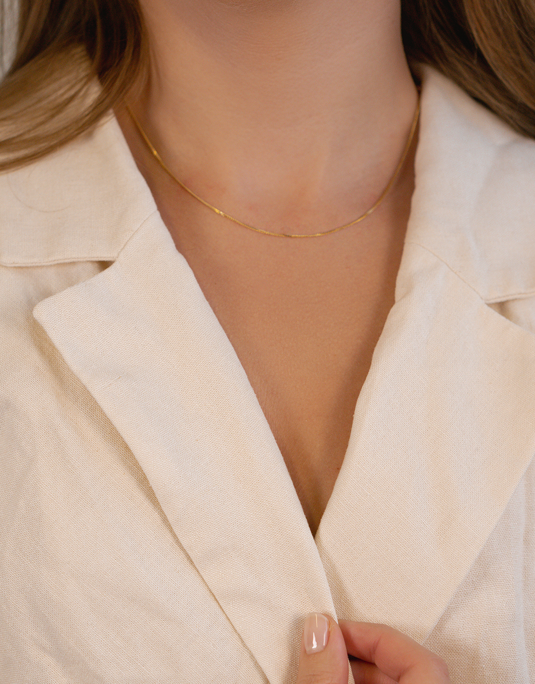 Aurelia – Guld halskæde