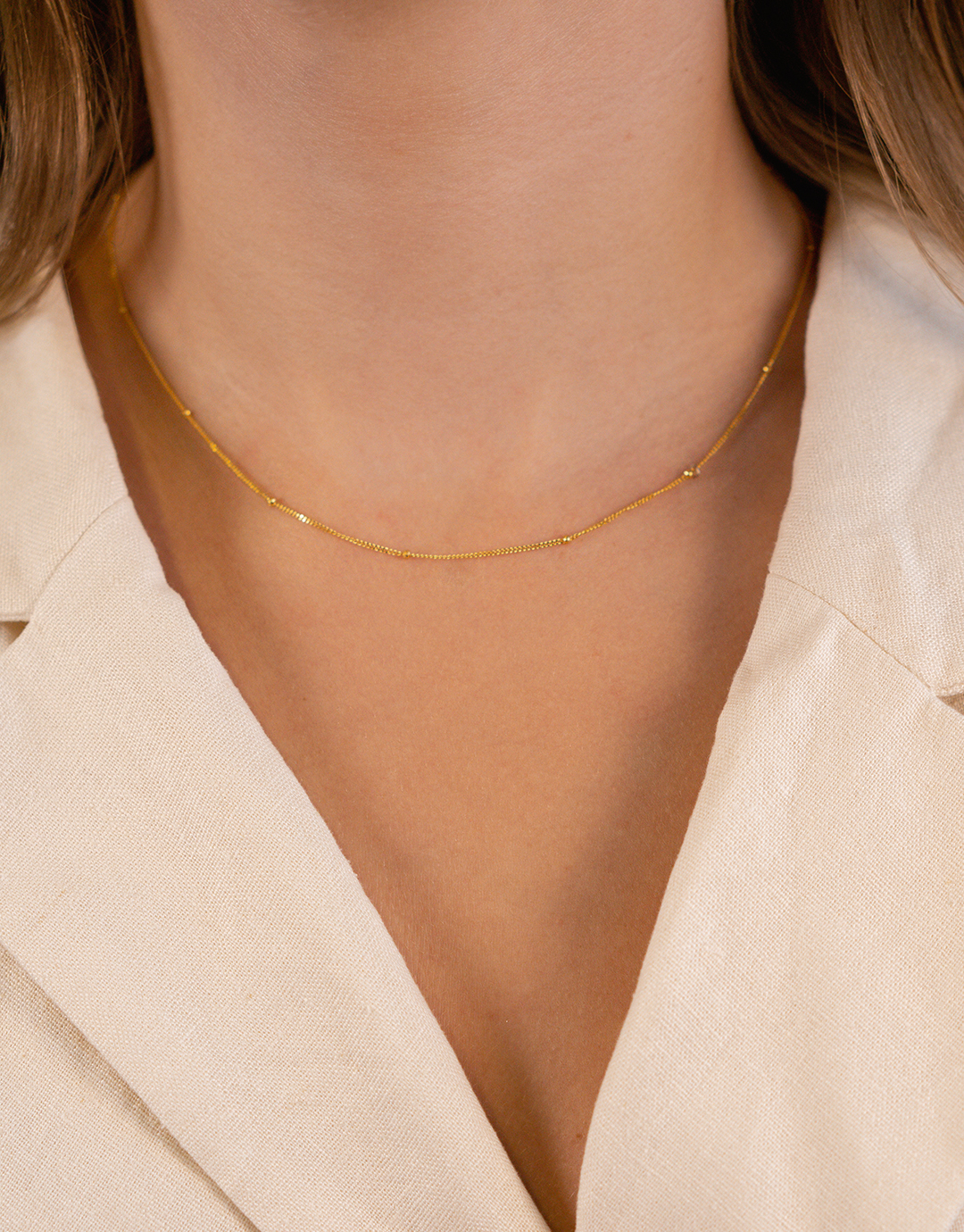 Mara mini – Guld halskæde