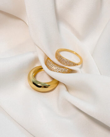 Gianna sparkling – Guld ring