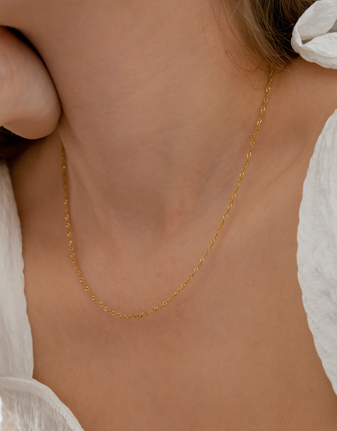 Alva - Guld halskæde